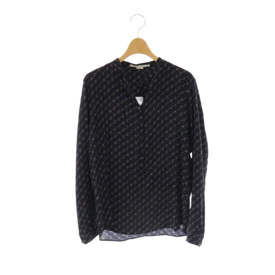 ステラマッカートニー STELLA McCARTNEY ロゴ ブラウス 長袖 38 