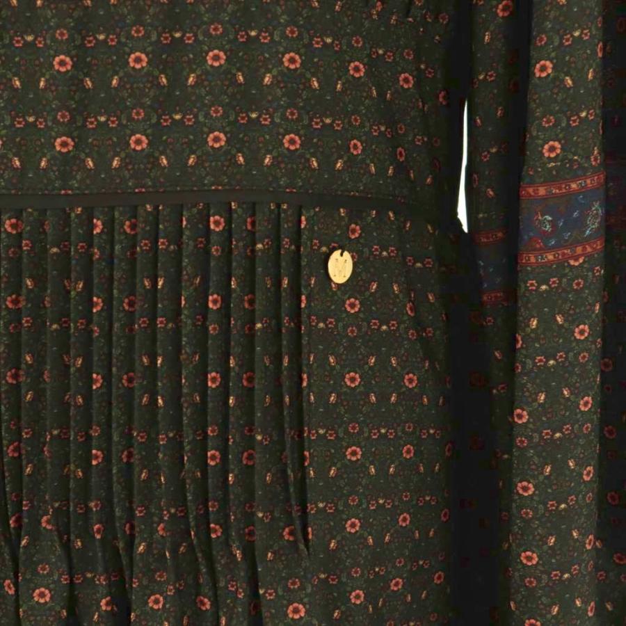 ミュベール muveil 25AW ウォールペーパーワンピース 長袖 ロング 花柄 