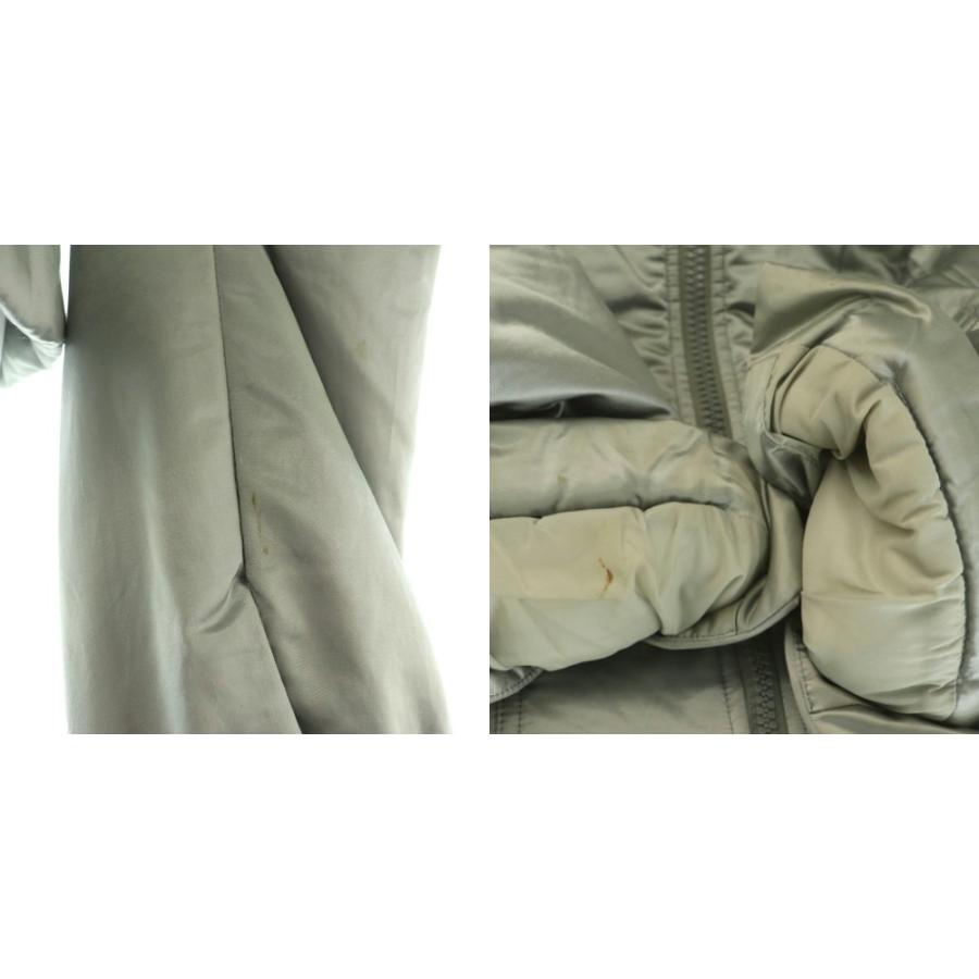 【中古】シャネル スポーツライン ココマーク 中綿 ブルゾン ジャケット アウター ジップアップ 40 シルバーカラー CHANEL（シャネル） スポーツライン ココマーク 中綿 ブルゾン