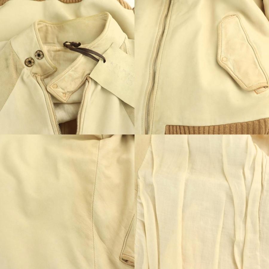 ジョルジオブラット GIORGIO BRATO レザーブルゾン ジャケット ジップ