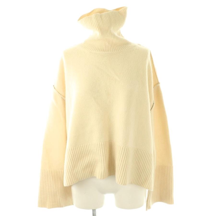 シーニュcygne ニット シーニュ Cygne ウール カシミヤ混 タートルネック ニット セーター