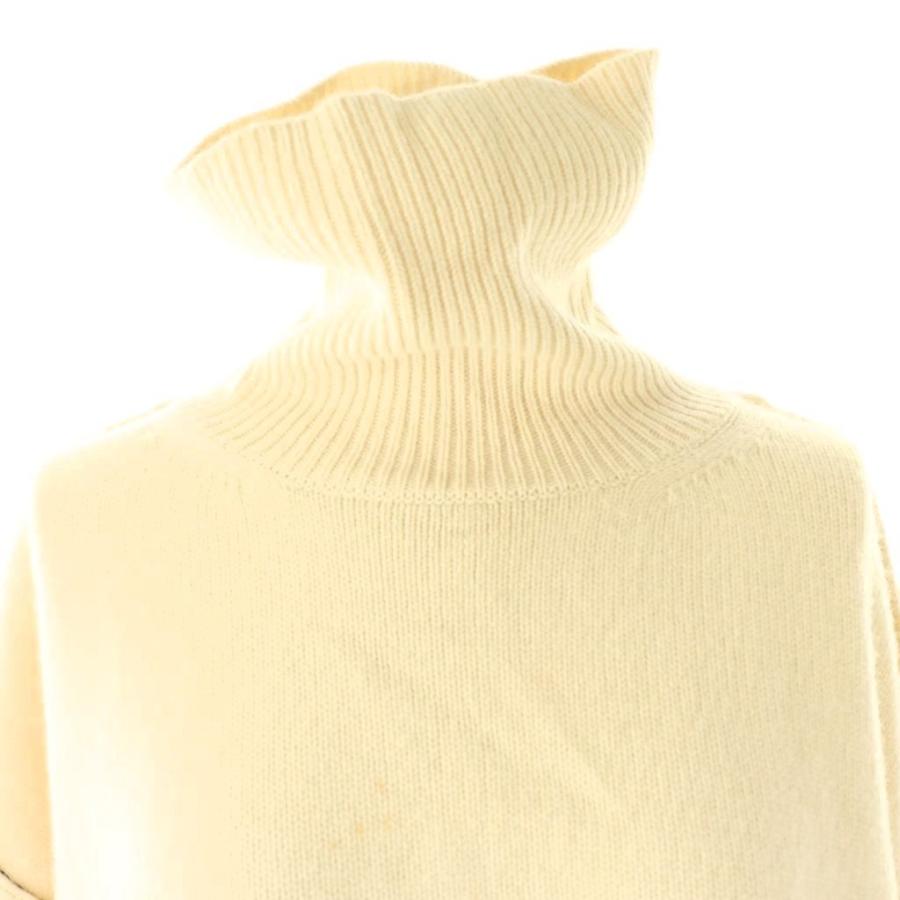 CIVIDINI カシミヤ タートルネックセーター アイボリー シーニュ Cygne ウール カシミヤ混 タートルネック ニット セーター