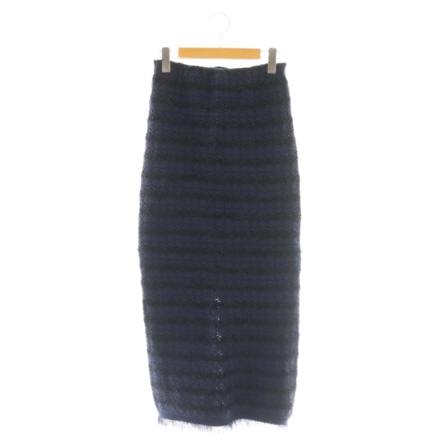 ウィムガゼット Whim Gazette 23SS ツイードニットスカート タイト