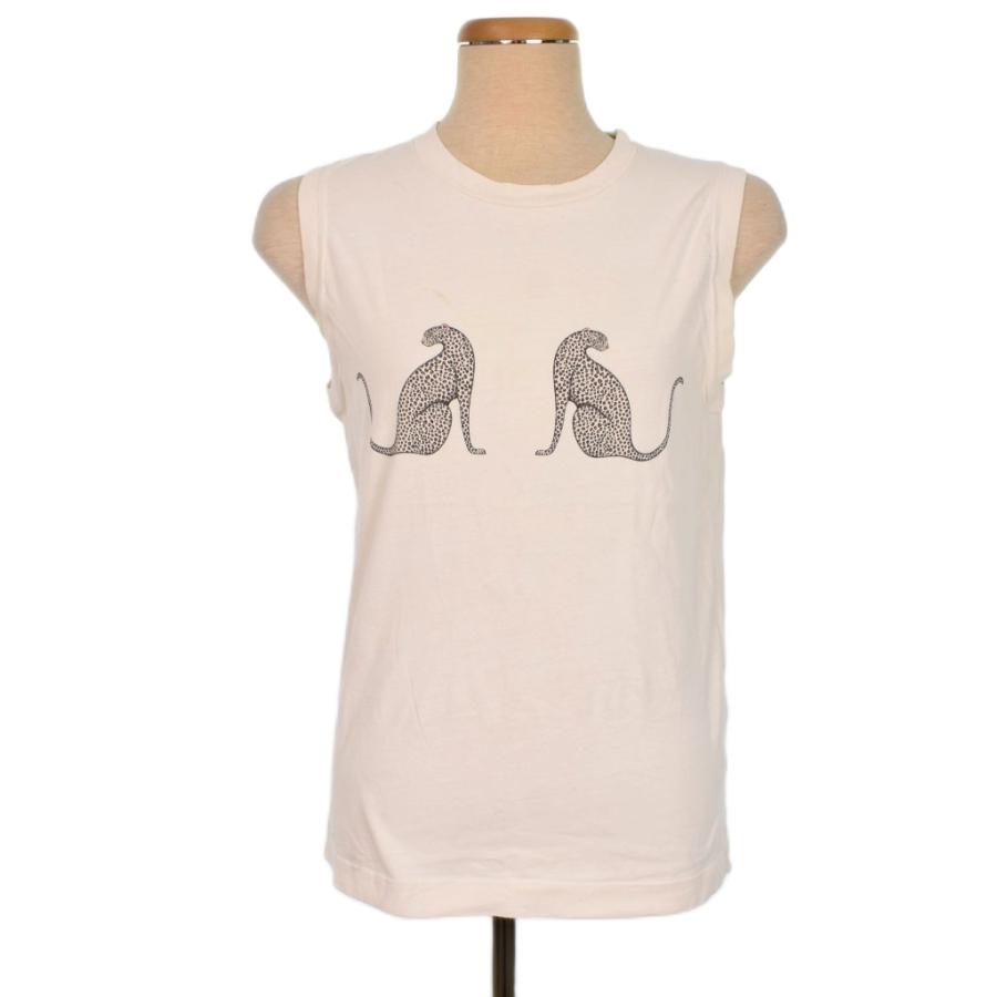 アメリヴィンテージ Ameri VINTAGE MEDI WHITE TWIN CHEETAH TANK 
