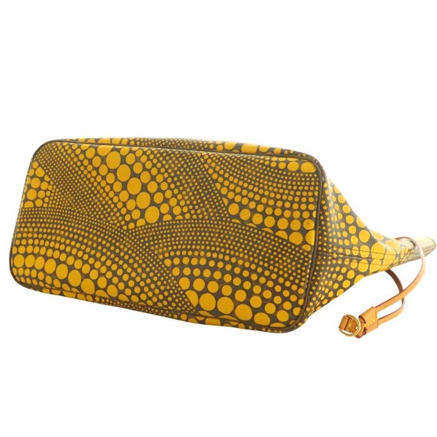 【中古】ルイヴィトン ヤヨイ・クサマ モノグラム・ウェーブ ネヴァーフル MM ジョーヌ トートバッグ 黄色 イエロー LOUIS VUITTON（ルイ・ヴィトン） LOUIS VUITTON Yayoi Kusama ヤヨイ