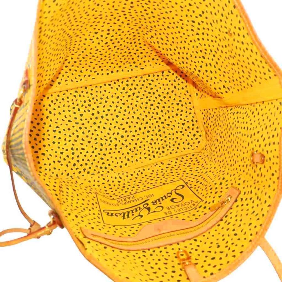 【中古】ルイヴィトン ヤヨイ・クサマ モノグラム・ウェーブ ネヴァーフル MM ジョーヌ トートバッグ 黄色 イエロー LOUIS VUITTON（ルイ・ヴィトン） LOUIS VUITTON Yayoi Kusama ヤヨイ