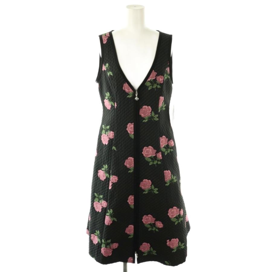 エムズグレイシー M'S GRACY 24年 フラワーキルティングカメリアジップ