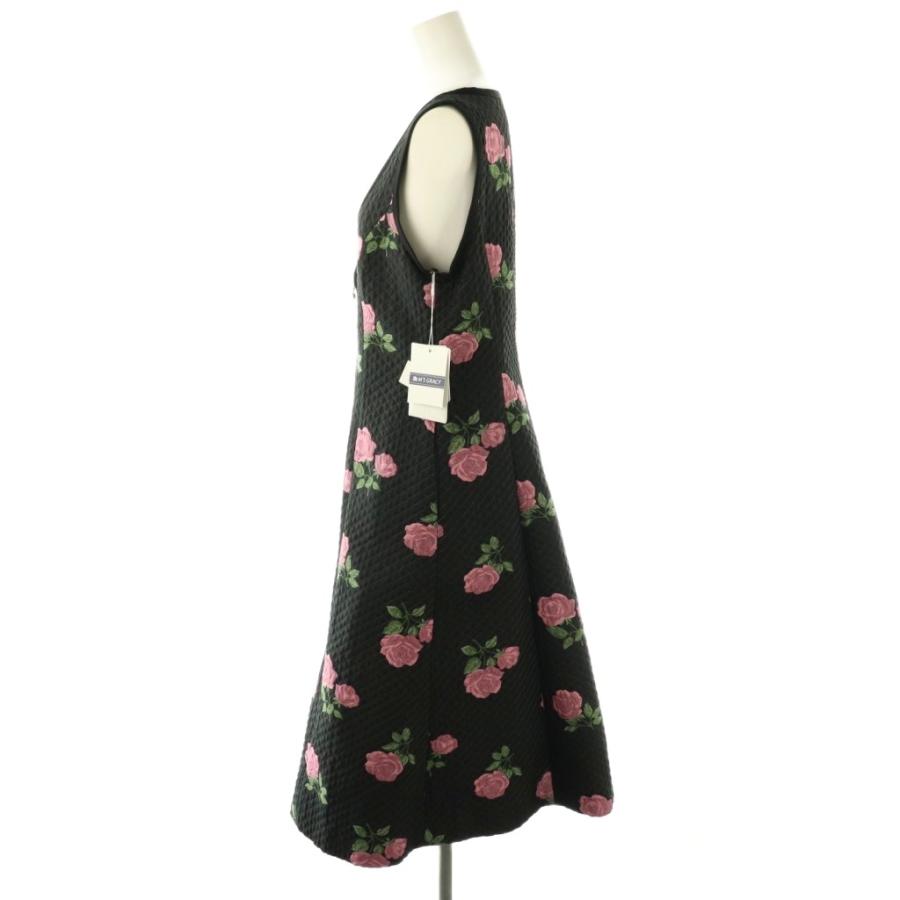 エムズグレイシー M'S GRACY 24年 フラワーキルティングカメリアジップ