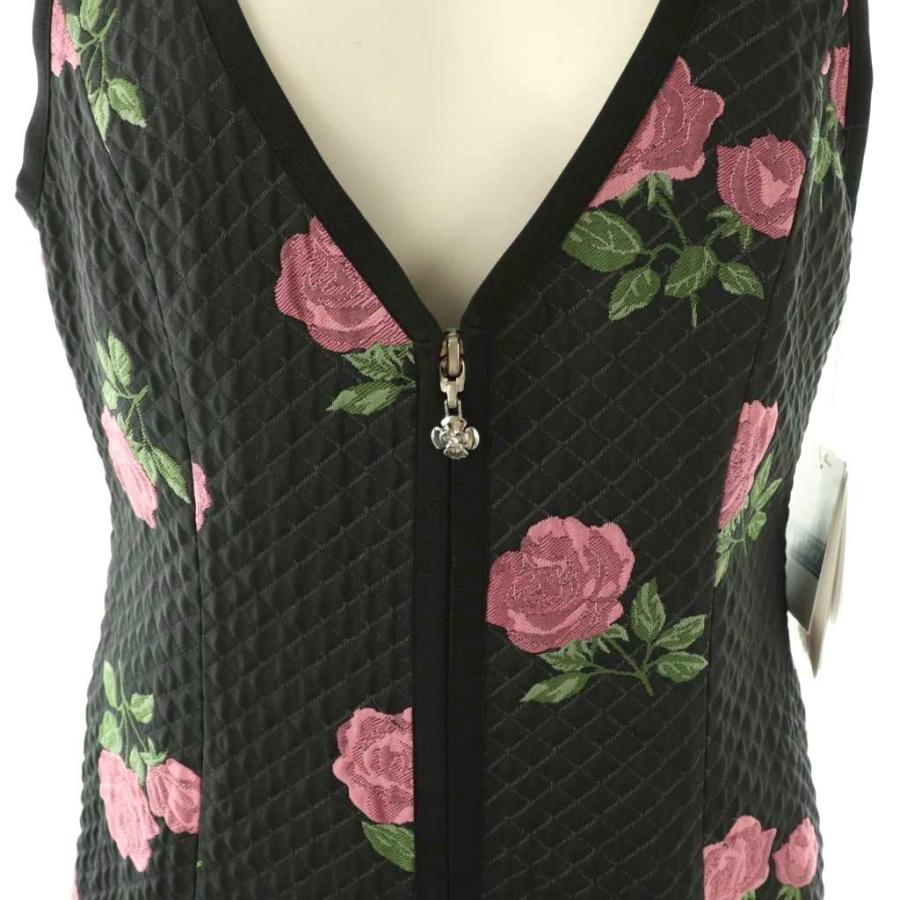 エムズグレイシー M'S GRACY 24年 フラワーキルティングカメリアジップ