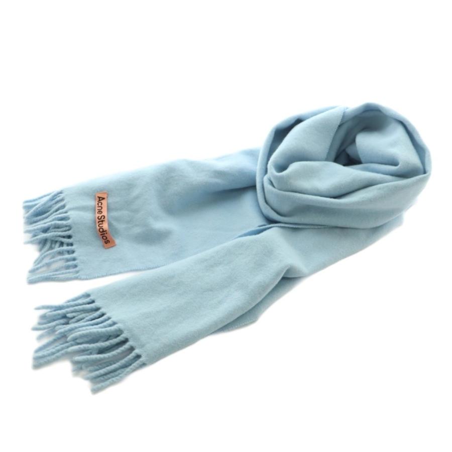 アクネ ストゥディオズ Acne Studios マフラー ウール フリンジ ライト