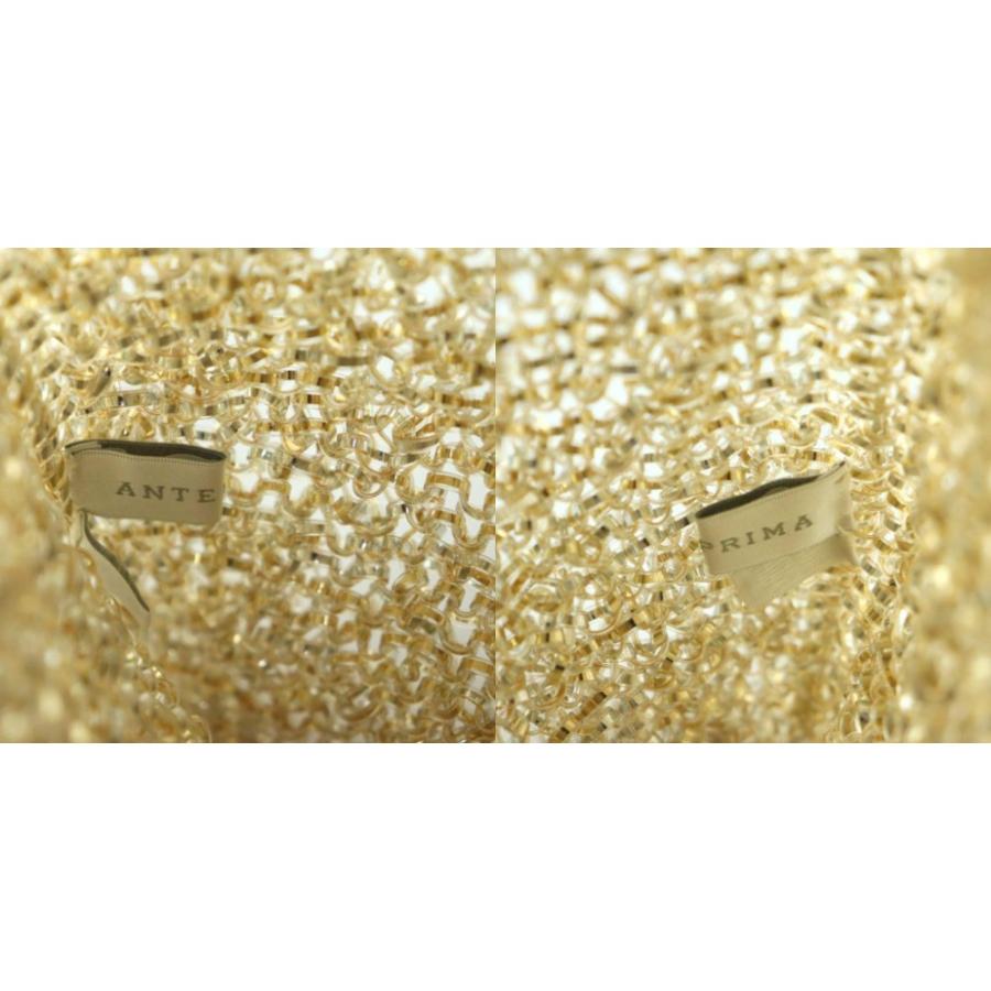 未使用に近い訳あり アンテプリマ ポーチ ゴールド スタンダード