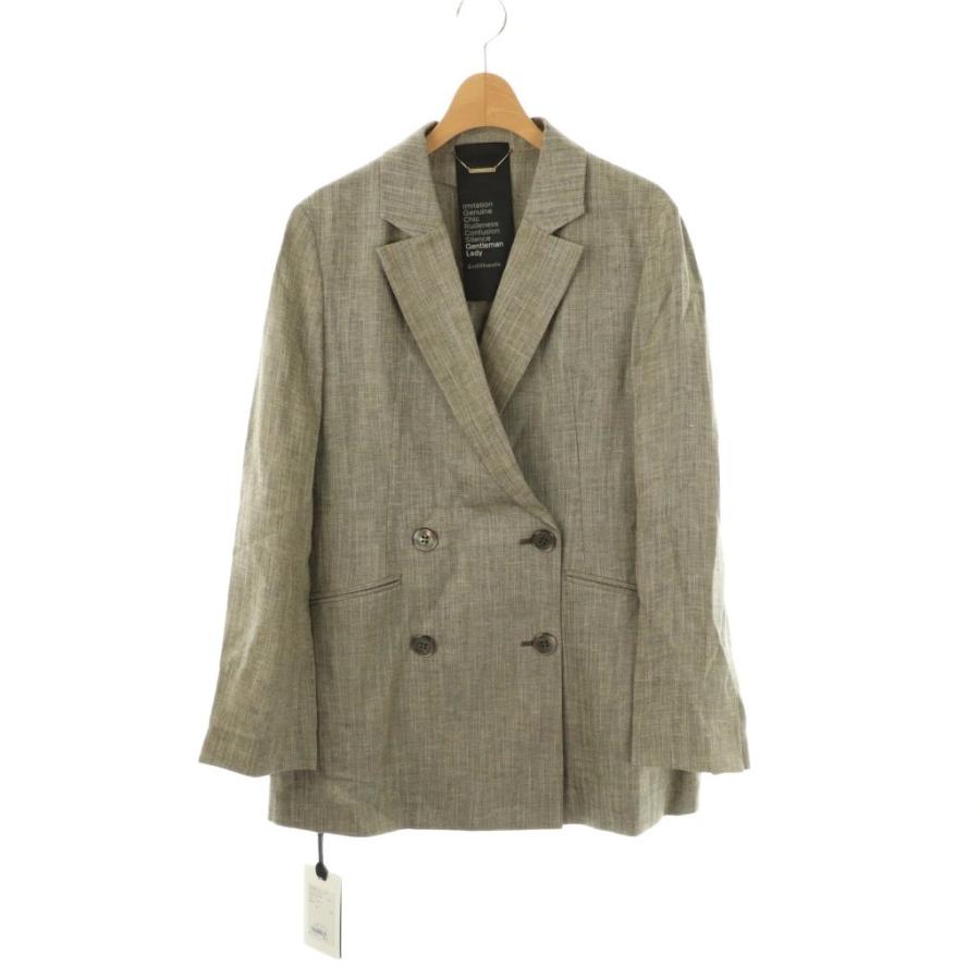 未使用品 カオス CHAOS GL ジョリーナジャケット リネン混 F ベージュ