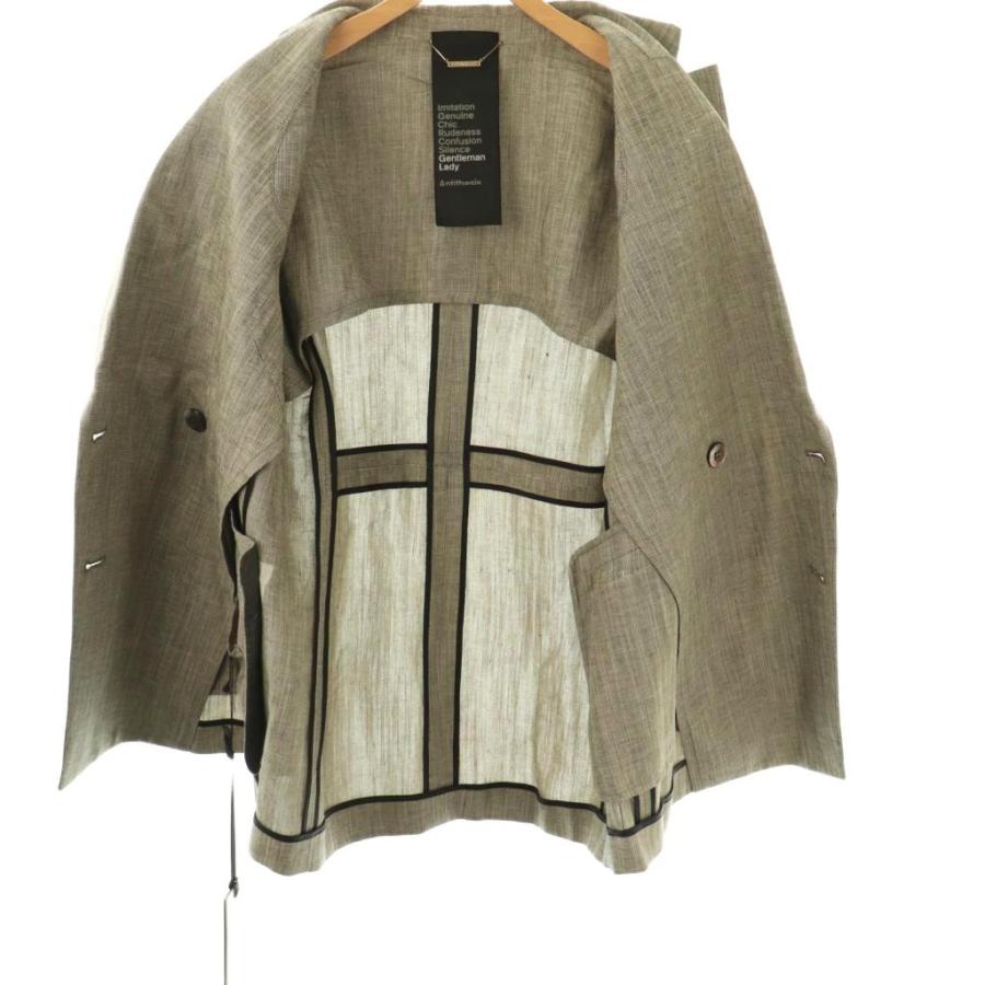 未使用品 カオス CHAOS GL ジョリーナジャケット リネン混 F ベージュ