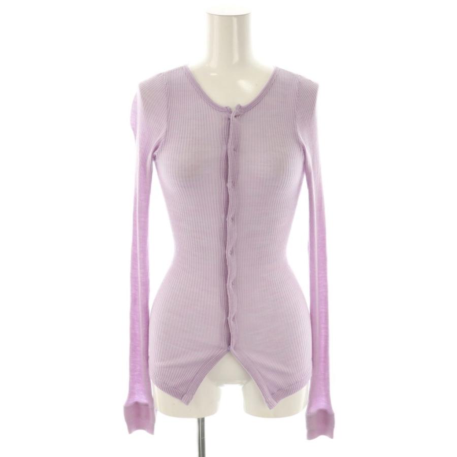 オーラリー AURALEE WOOL SOFT RIB CARDIGAN カーディガン リブ 長袖 1