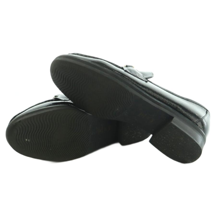 DIANA（ダイアナ） ローファー エナメル 23.0cm 黒 ブラック /MI □OS