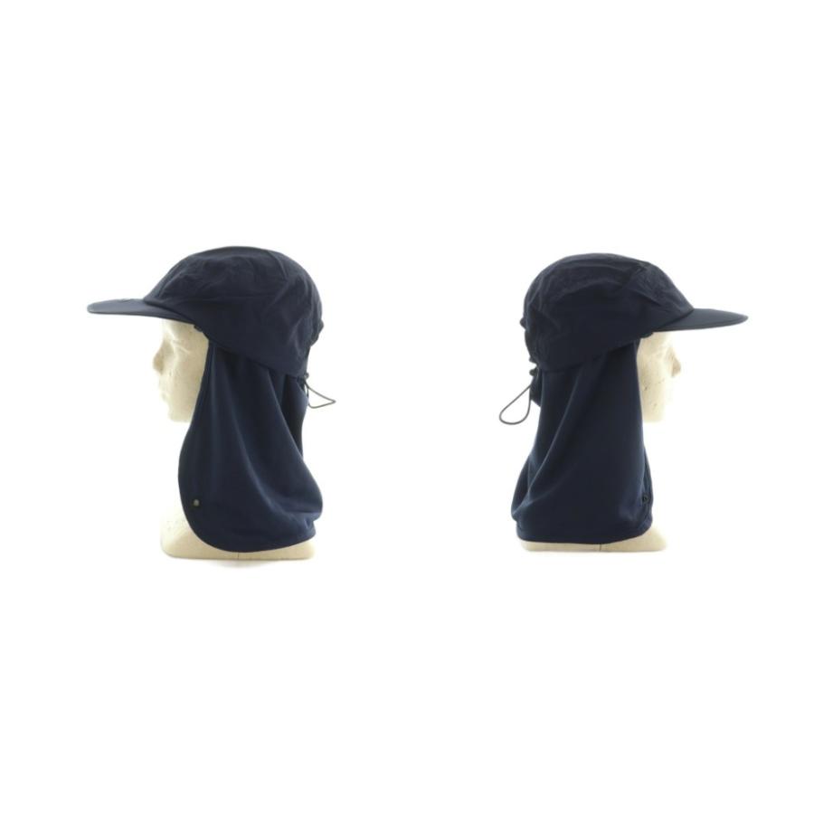 帽子 VAKT. HIYOKE NAVY バクト VAKT. HIYOKE キャップ 帽子 ナイロン ネックシェード付き M