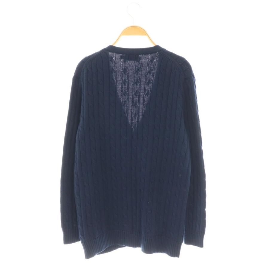 美品 近年 ポロラルフローレン ケーブルニットカーディガン Vネック M相当 ポロ ラルフローレン POLO RALPH LAUREN ケーブル編みVネック