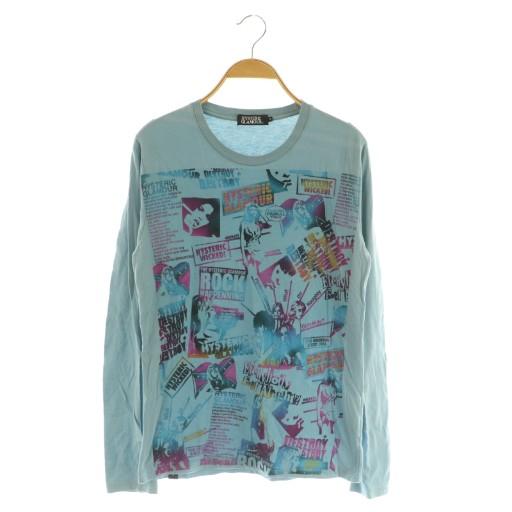 HYSTERIC GLAMOUR 長袖カットソー　ヒスガールプリント HYSTERIC GLAMOUR（ヒステリックグラマー） 総柄ガールグラフィック