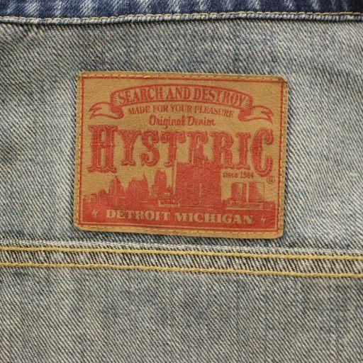 HYSTERIC GLAMOUR（ヒステリックグラマー） ジップアップデニム