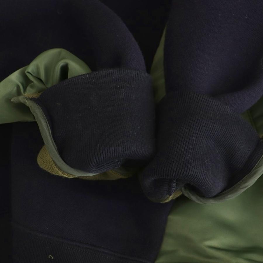 サカイ sacai SCM-032 Sponge Sweat×MA-1 Pullover スウェット