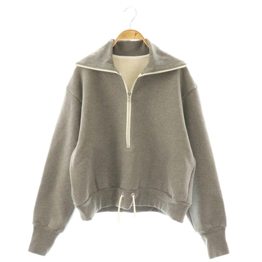 JUN MIKAMI スウェットプルオーバー24SS JUN MIKAMI｜コットン ハーフジップ スウェット プルオーバー 25aw-28