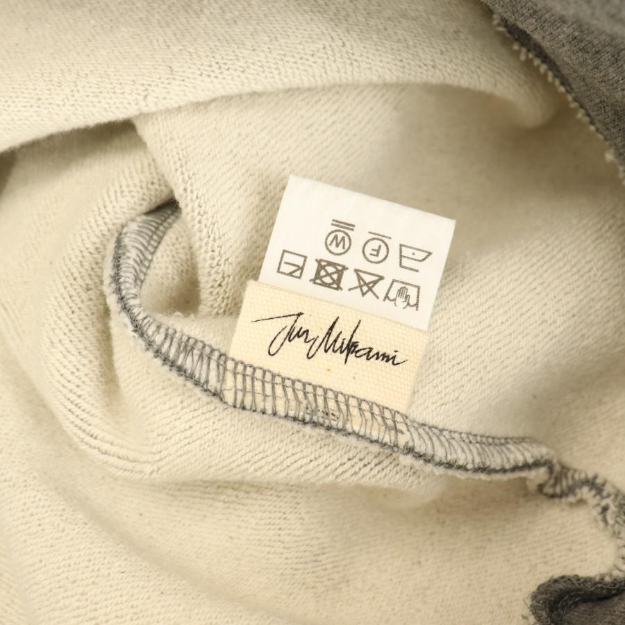 JUN MIKAMI スウェットプルオーバー24SS JUN MIKAMI｜コットン ハーフジップ スウェット プルオーバー 25aw-28