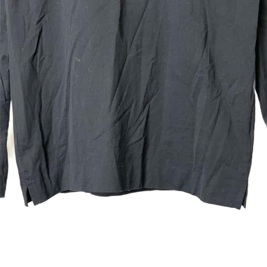 マーガレットハウエル　トップス　シャツ　長袖　黒　ブラック　2 MARGARET HOWELL - 【MARGARETHOWELL】24AW 5784269002 WOOL COTTON