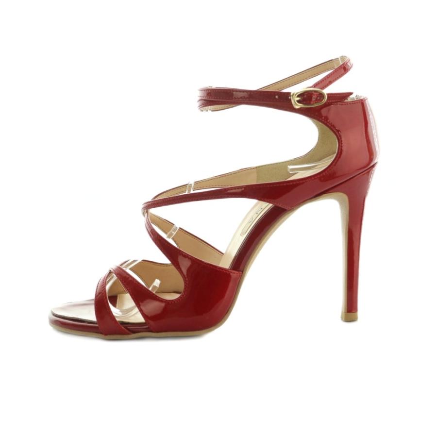DIANA（ダイアナ） サンダル エナメル ストラップ ハイヒール 23.0cm