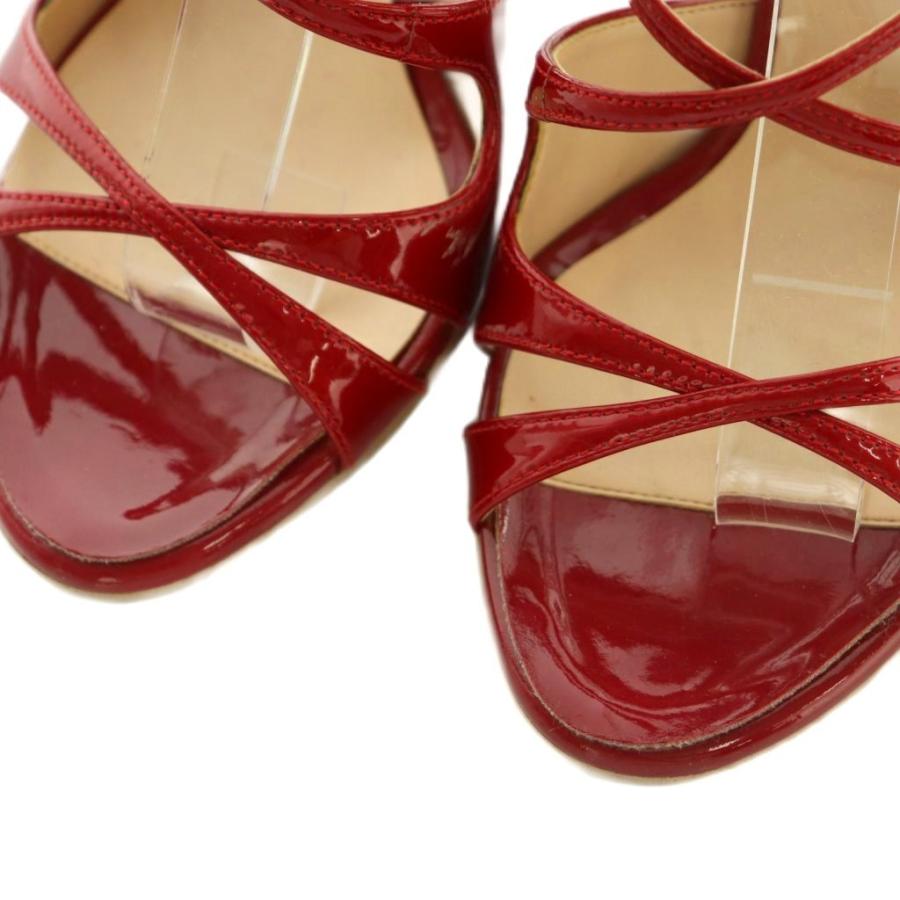 DIANA（ダイアナ） サンダル エナメル ストラップ ハイヒール 23.0cm