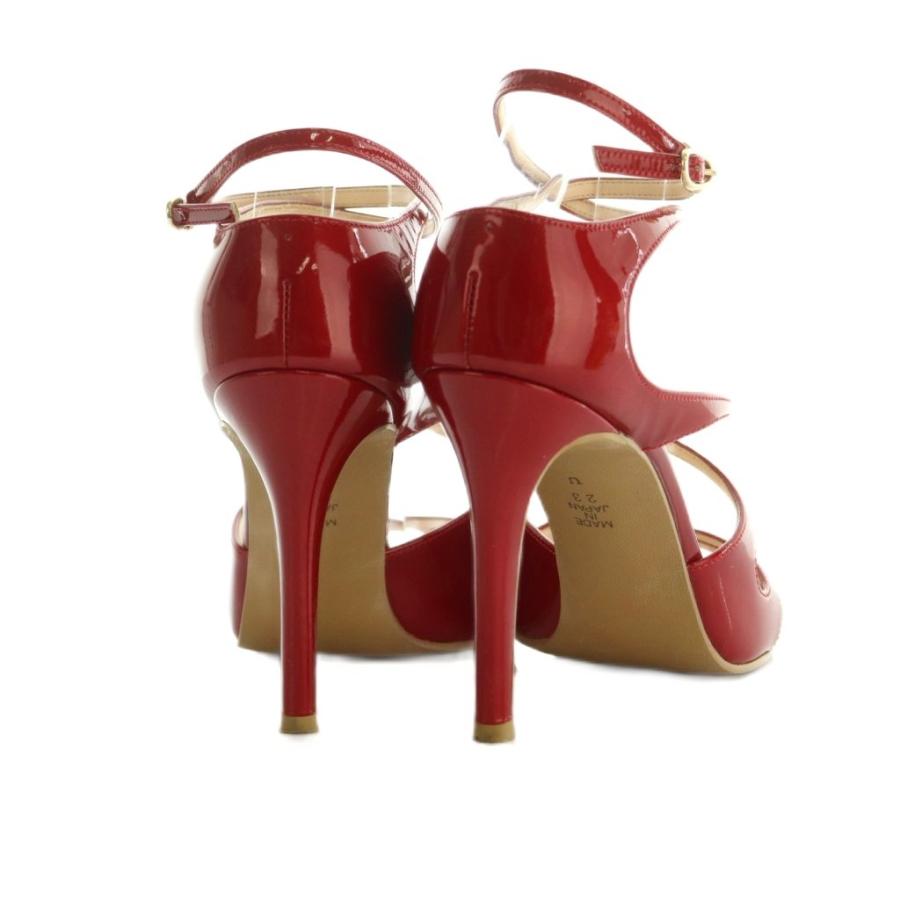 DIANA（ダイアナ） サンダル エナメル ストラップ ハイヒール 23.0cm