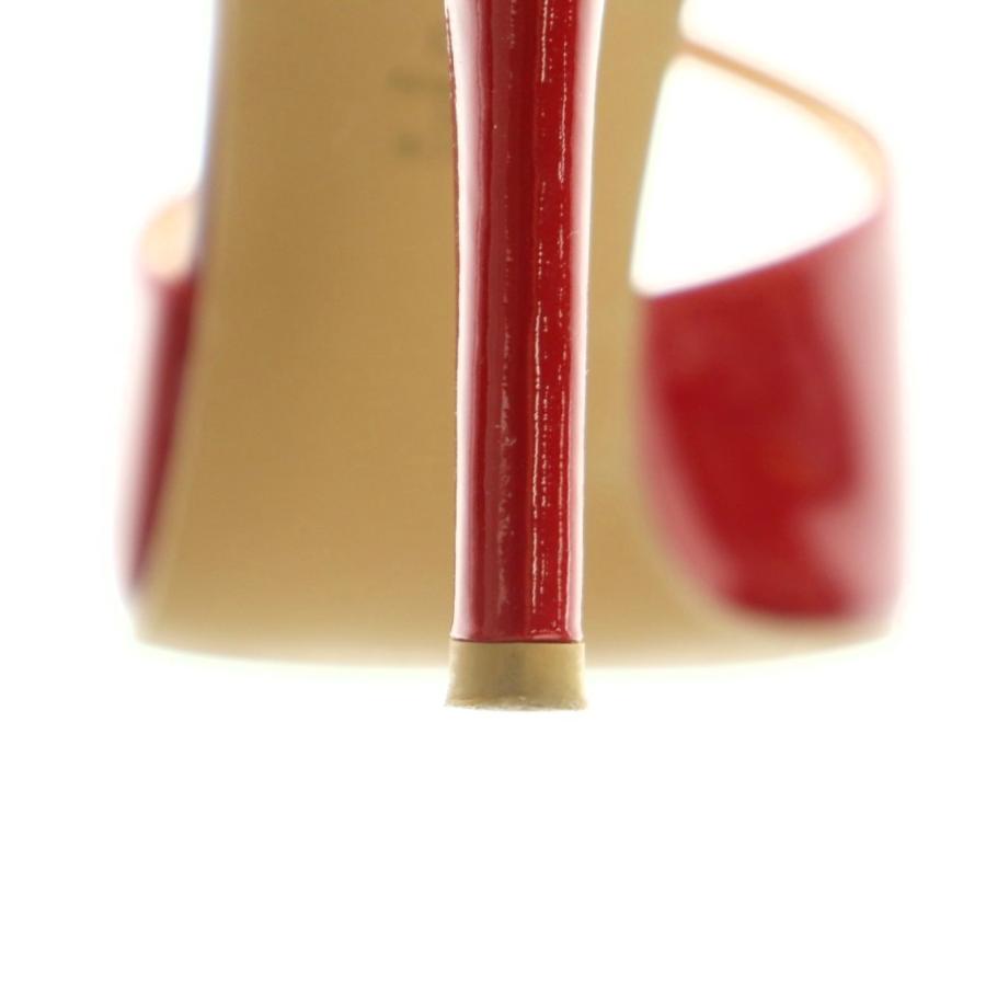 DIANA（ダイアナ） サンダル エナメル ストラップ ハイヒール 23.0cm