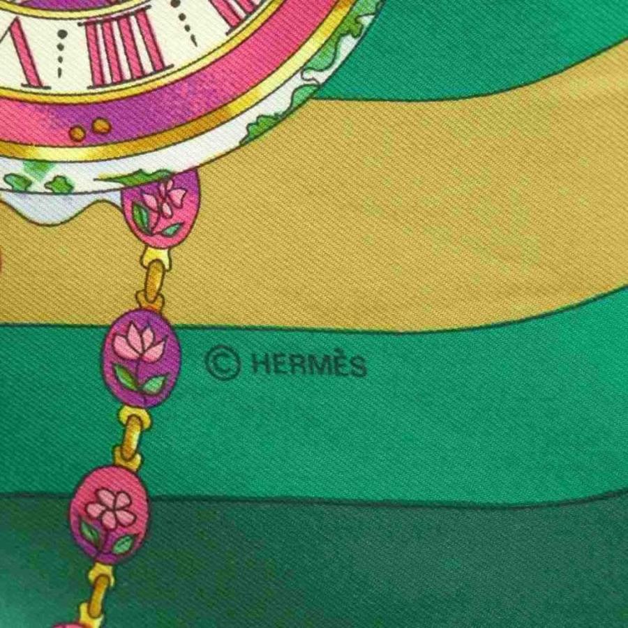 HERMES（エルメス） HERMES la ronde des heures カレ90 花の中
