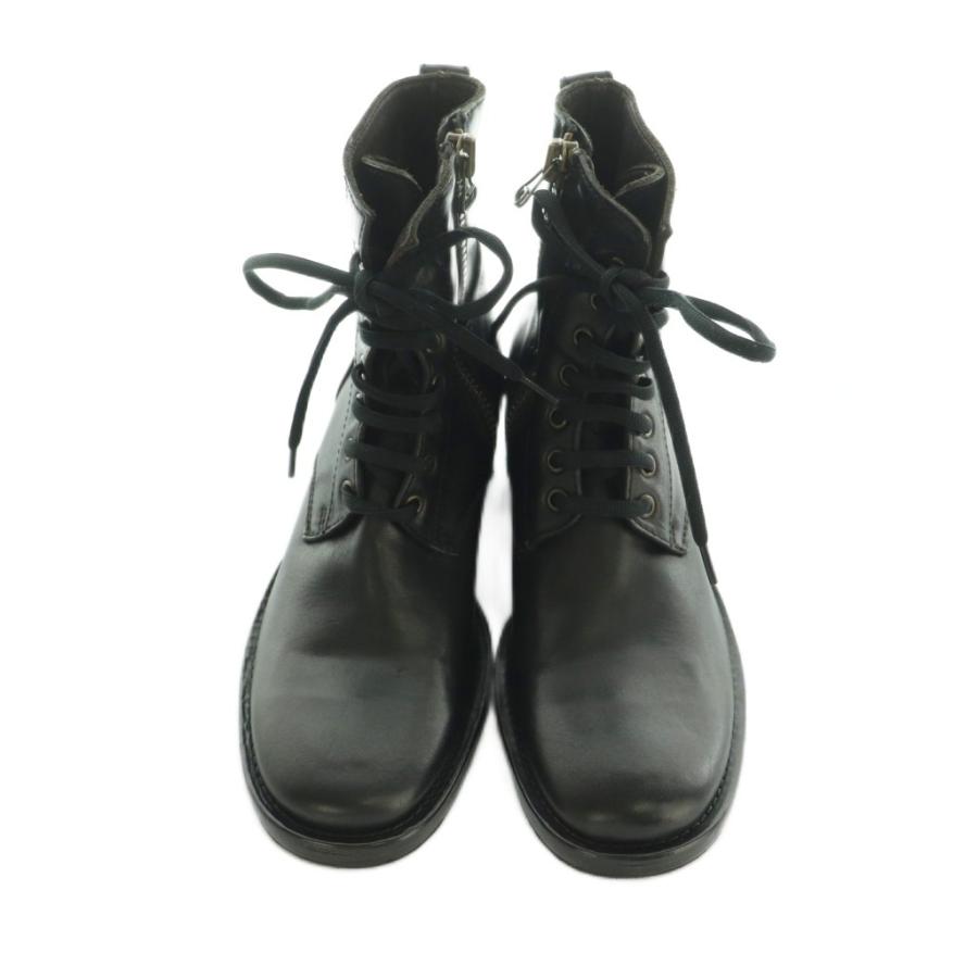 BUTTERO（ブッテロ） サイドジップ ショートブーツ レースアップ 36.5