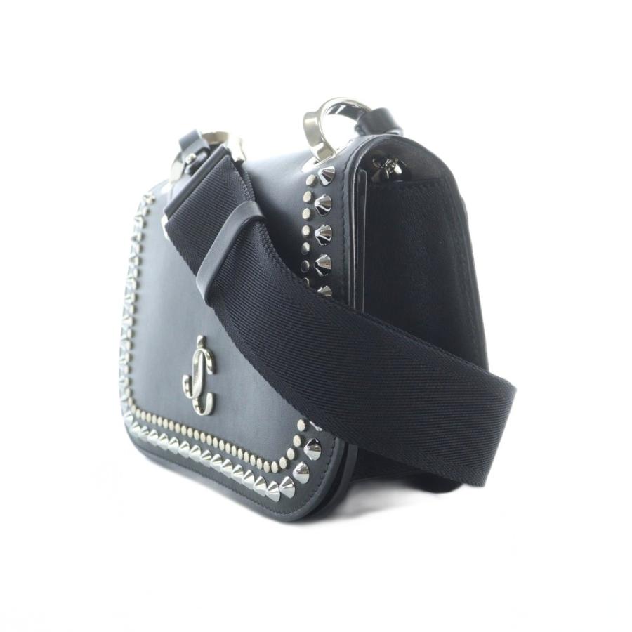 ジミーチュウ JIMMY CHOO VARENNE ヴァレンヌ クロスボディ S レザー スタッズ ショルダーバッグ 黒 ブラック /RI ■OS レディース_2