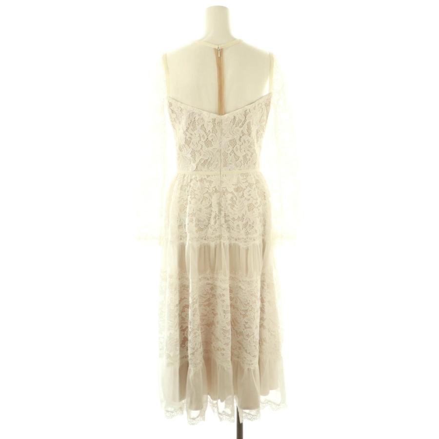 タダシショージ TADASHI SHOJI POLLOCK LONG SLEEVE TEA-LENGTH LACE 