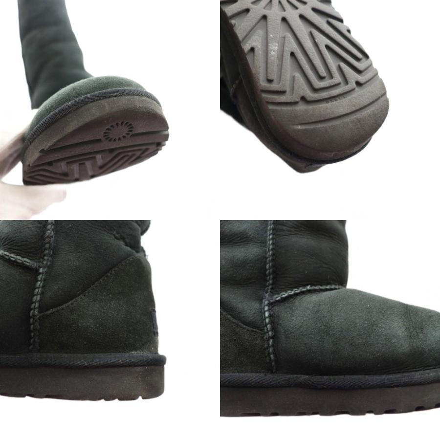 【未使用級】UGG アグ クラシックトール ムートンロングブーツ 24cm 黒 アグ オーストラリア UGG australia クラシックトール Classic Tall