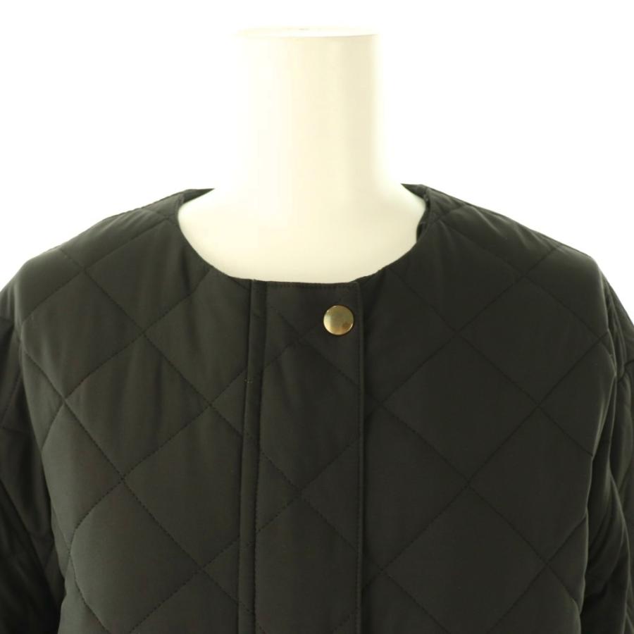 イエナ IENA 24AW キルティングショートコート ジャケット ノーカラー