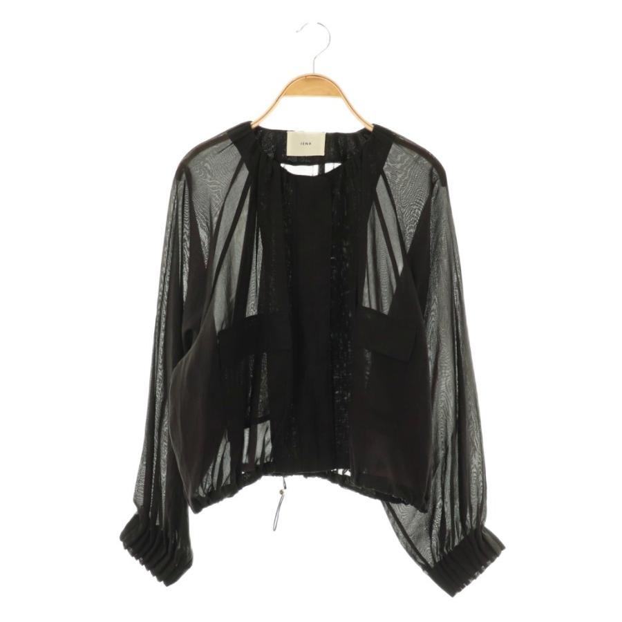 専用です。IENA シアーオーガンジーブルゾン イエナ IENA 24SS シアーオーガンジーブルゾン ジャケット ブラック