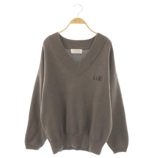 【中古】ジェイジェイマーサー 25AW V NECK KNIT ニット LAppartement取り扱い セーター F チャコールグレー /ES ジェイジェイマーサー J.J.Mercer 25AW V NECK KNIT ニット