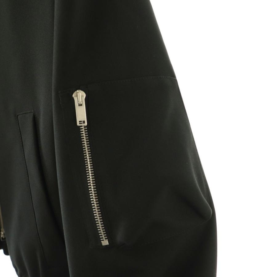 【中古】ジルサンダー オーバーサイズ パデット ボンバー ジャケット MA-1 ブルゾン ジップアップ 44 黒 J22BN0240 ジルサンダー JIL SANDER オーバーサイズ パデット ボンバー