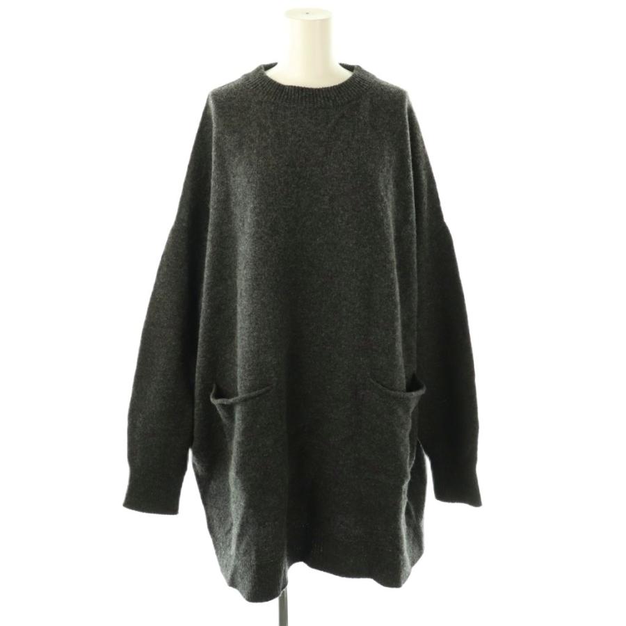美品】 スピック&スパン クルーネックワイドチュニック ニット