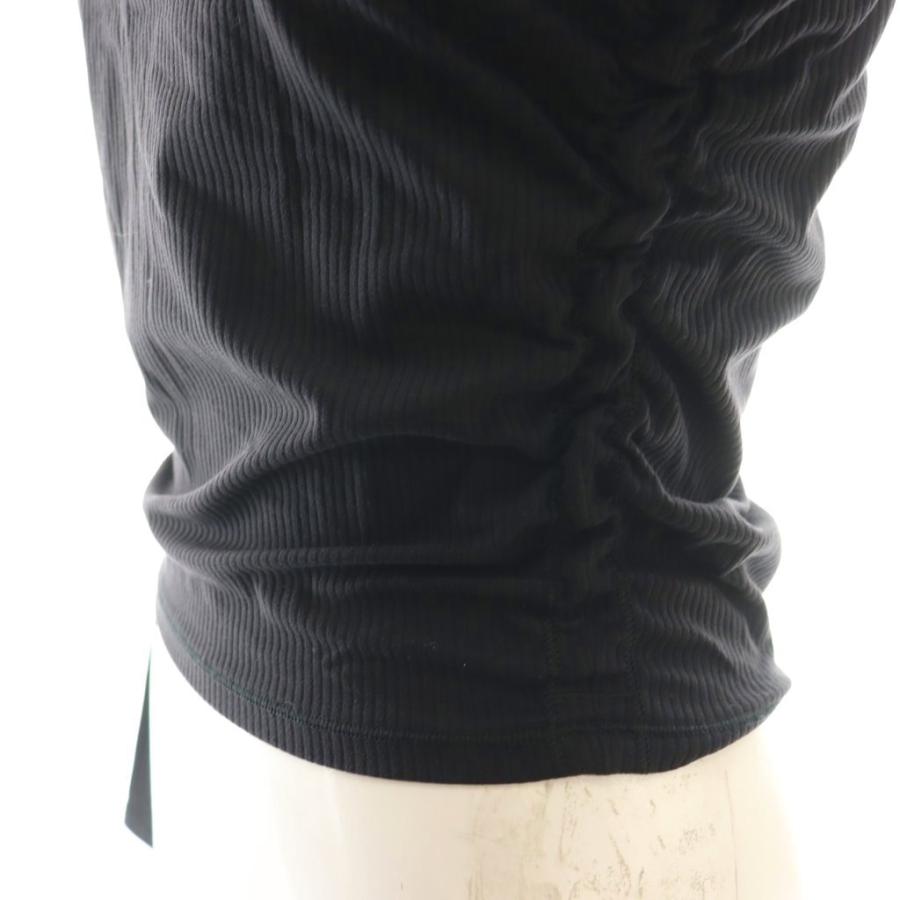 ルルレモン lululemon サイドギャザー 長袖 リブカットソー Tシャツ 4