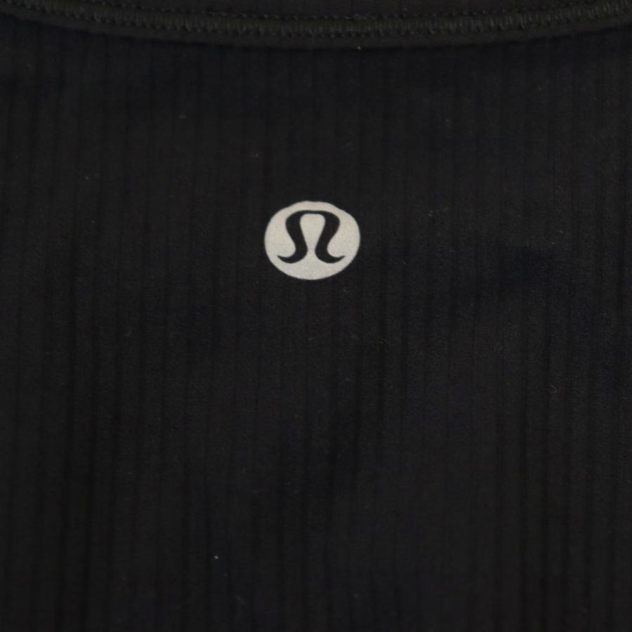 ルルレモン lululemon サイドギャザー 長袖 リブカットソー Tシャツ 4