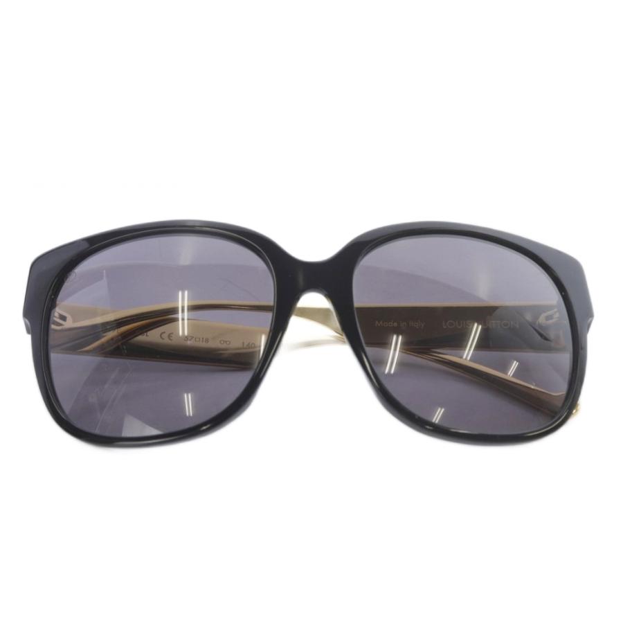LOUIS VUITTON（ルイ・ヴィトン） サングラス ロゴ 57□18 140 黒