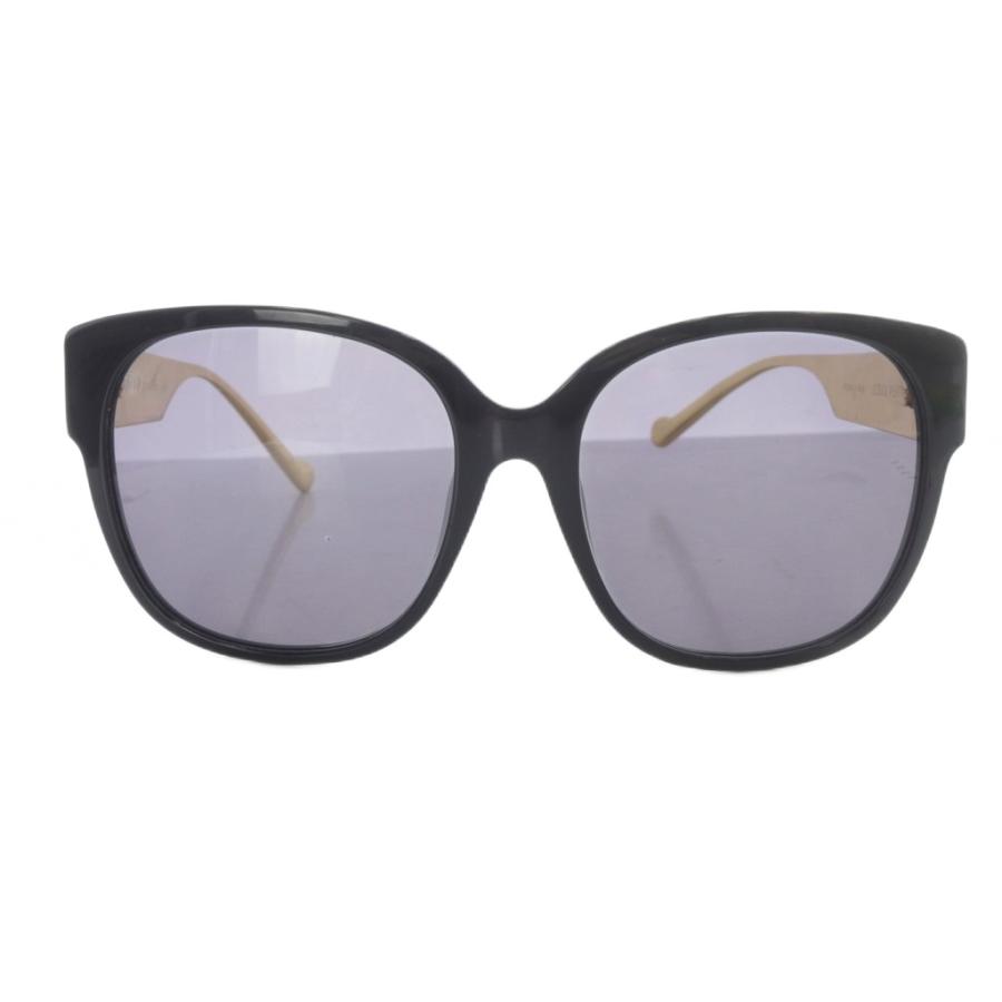 極美品 Louis Vuitton ロゴ入りサングラス 男女兼用 LOUIS VUITTON（ルイ・ヴィトン） サングラス ロゴ 57□18 140 黒