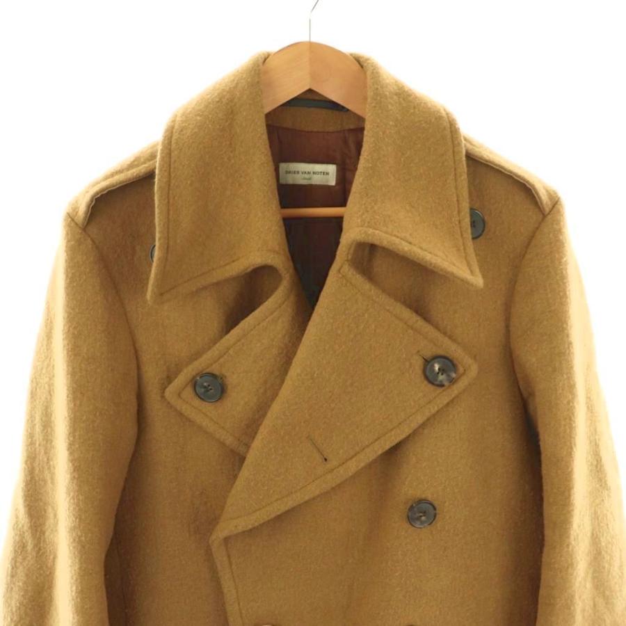 ドリスヴァンノッテン DRIES VAN NOTEN リネンウール ダブル コート 