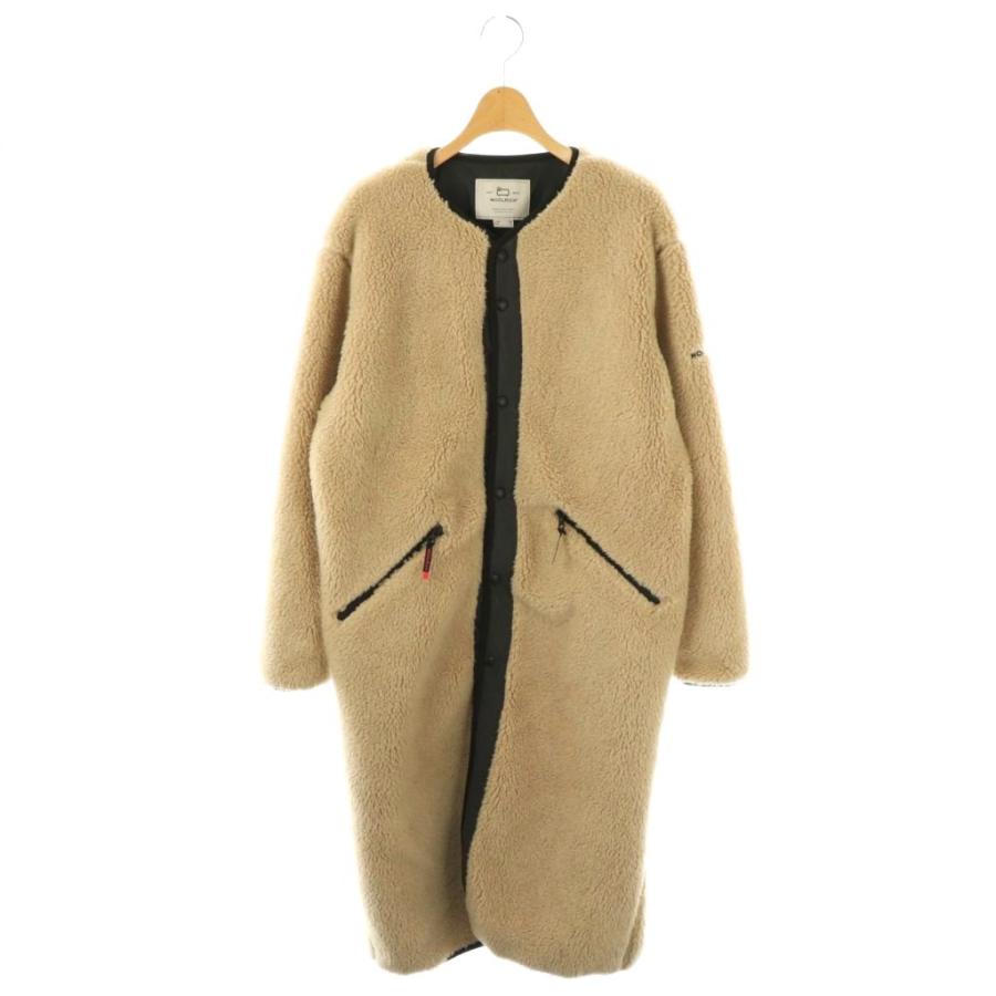 ウールリッチ WOOLRICH ボアコート XS ベージュ /AG □OS レディース