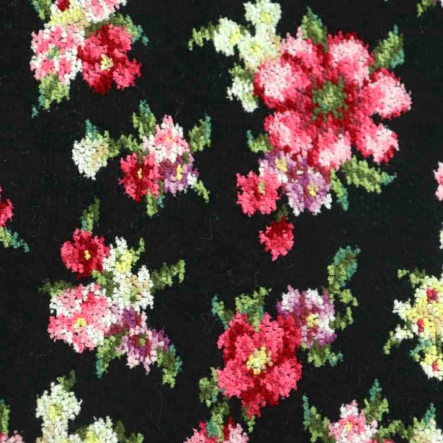 フェイラー FEILER マイディアリー トートバッグ 花柄 黒 ブラック