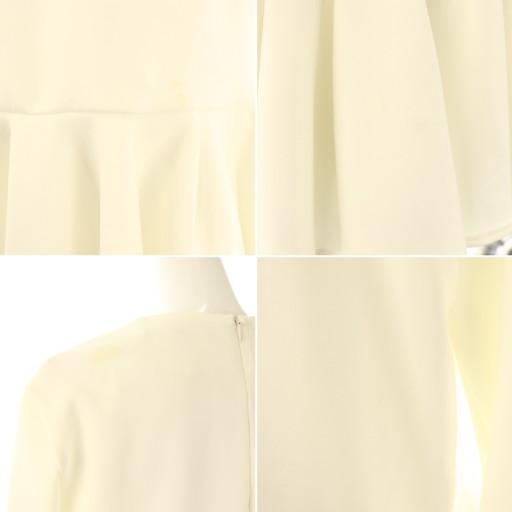 美品　ツルバイマリコオイカワ　ペプラム　ノースリーブ ツル バイ マリコオイカワ TSURU by Mariko Oikawa ペプラムカットソー