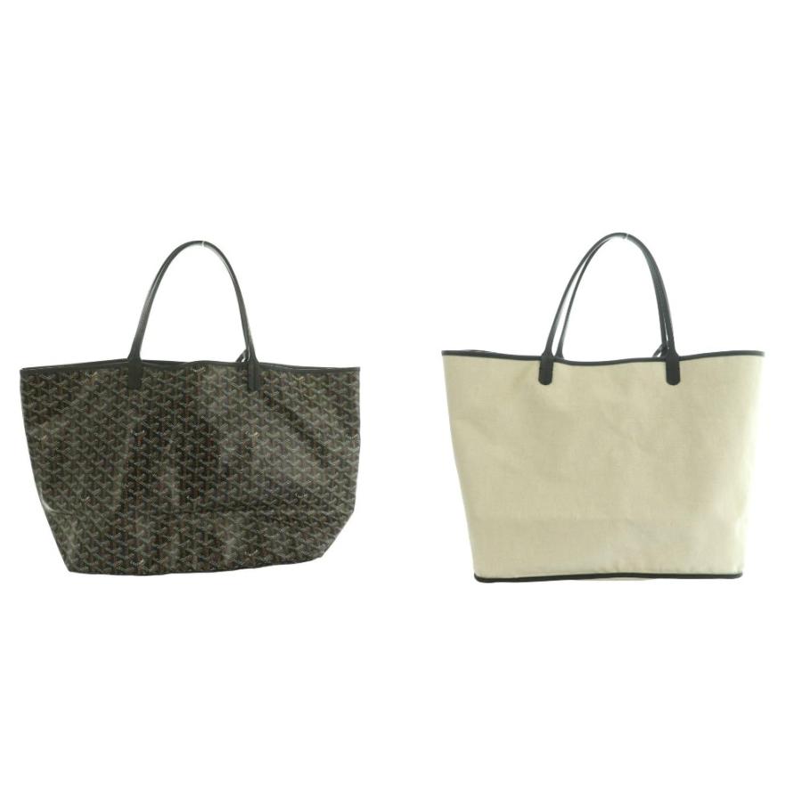 GOYARD (ゴヤール) サンルイGM トートバッグ PVCレザー ゴヤール サンルイGM PVC×レザー トートバッグ ホワイト A2411670